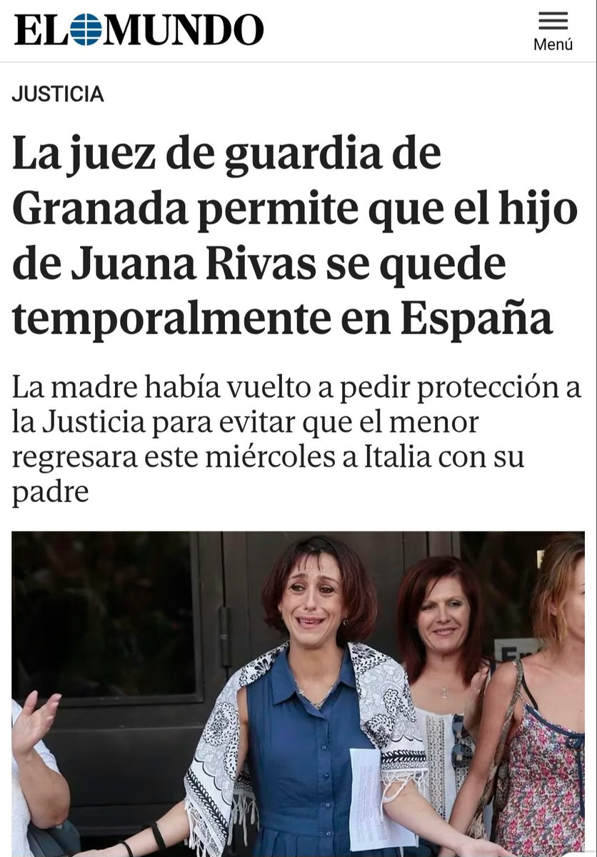 Juana no tenía retenido a su hijo contra la ley. Juana tenía respaldo legal por una jueza que "suspendió la entrega del menor Daniel a su padre (procesado por maltratarlo)".