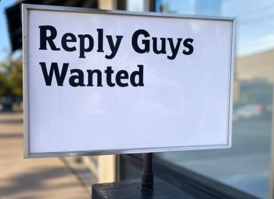 Xprofessorrr's tweet image. Where are the reply guys ?
The most wanted community on X
Reply here if you're a reply guy