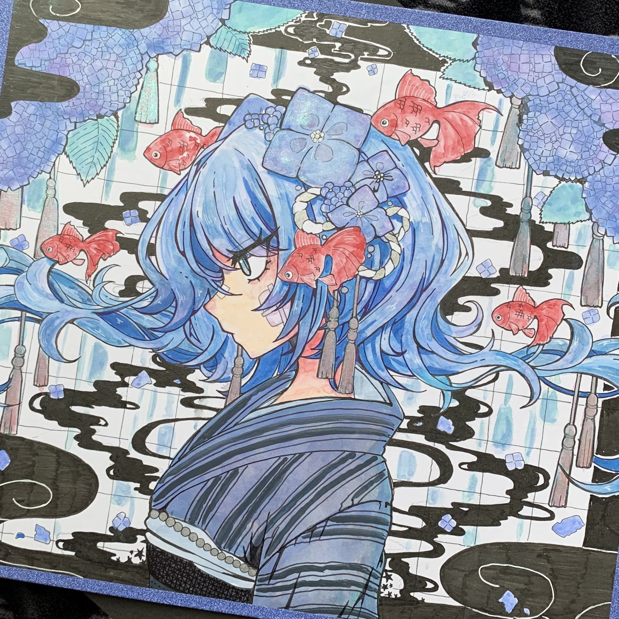 【✡NEW/F0号✡】ヤラなきゃヤラれる（仮）　現代アート/イラスト/ミニアート ✡NEW/F0号✡】ヤラなきゃヤラれる（仮） 現代アート/イラスト