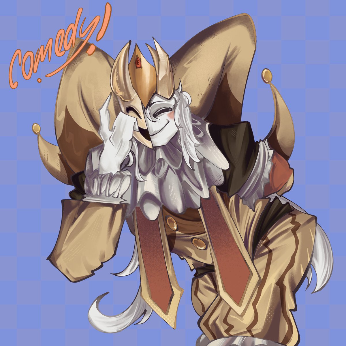 reveriedYue's tweet image. i am very normal about her anyways team comedy :] #phighting #phightingart