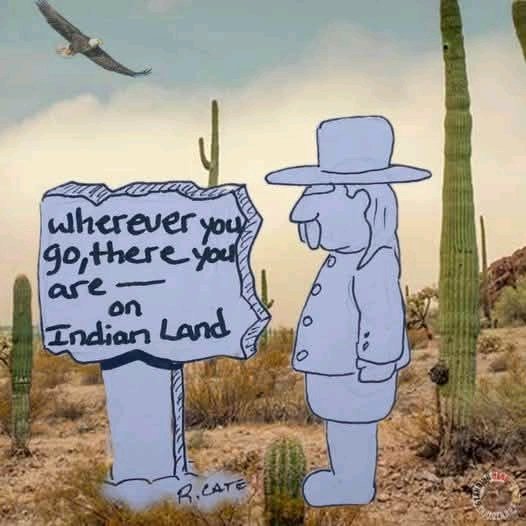 native_am_pride's tweet image. Wherever you go, there you are - on
Indian Land.