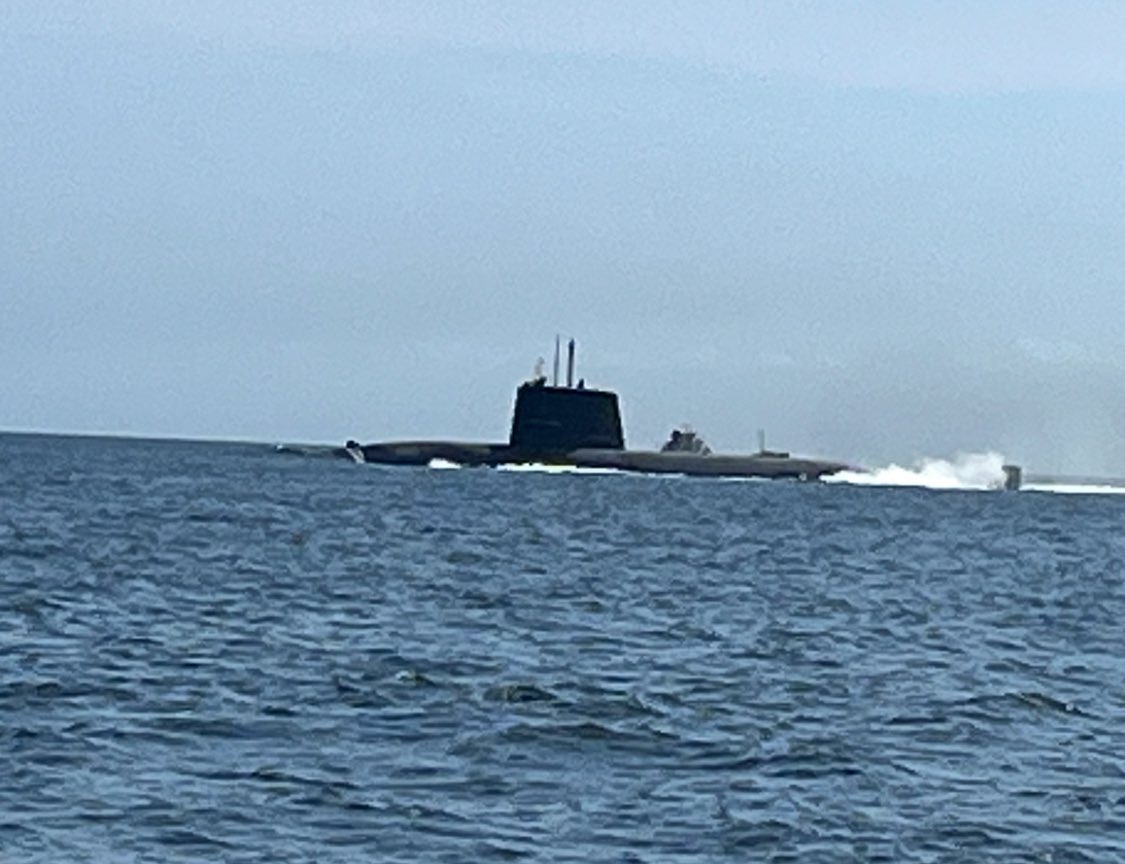 本日、ひさびさの粂丸LTアジでした。色々忘れ物してしまってイマイチ調子が出なかったけど型の良いアジ釣れてくれました。やっぱり準備大切、動いてる潜水艦はじめてみました！