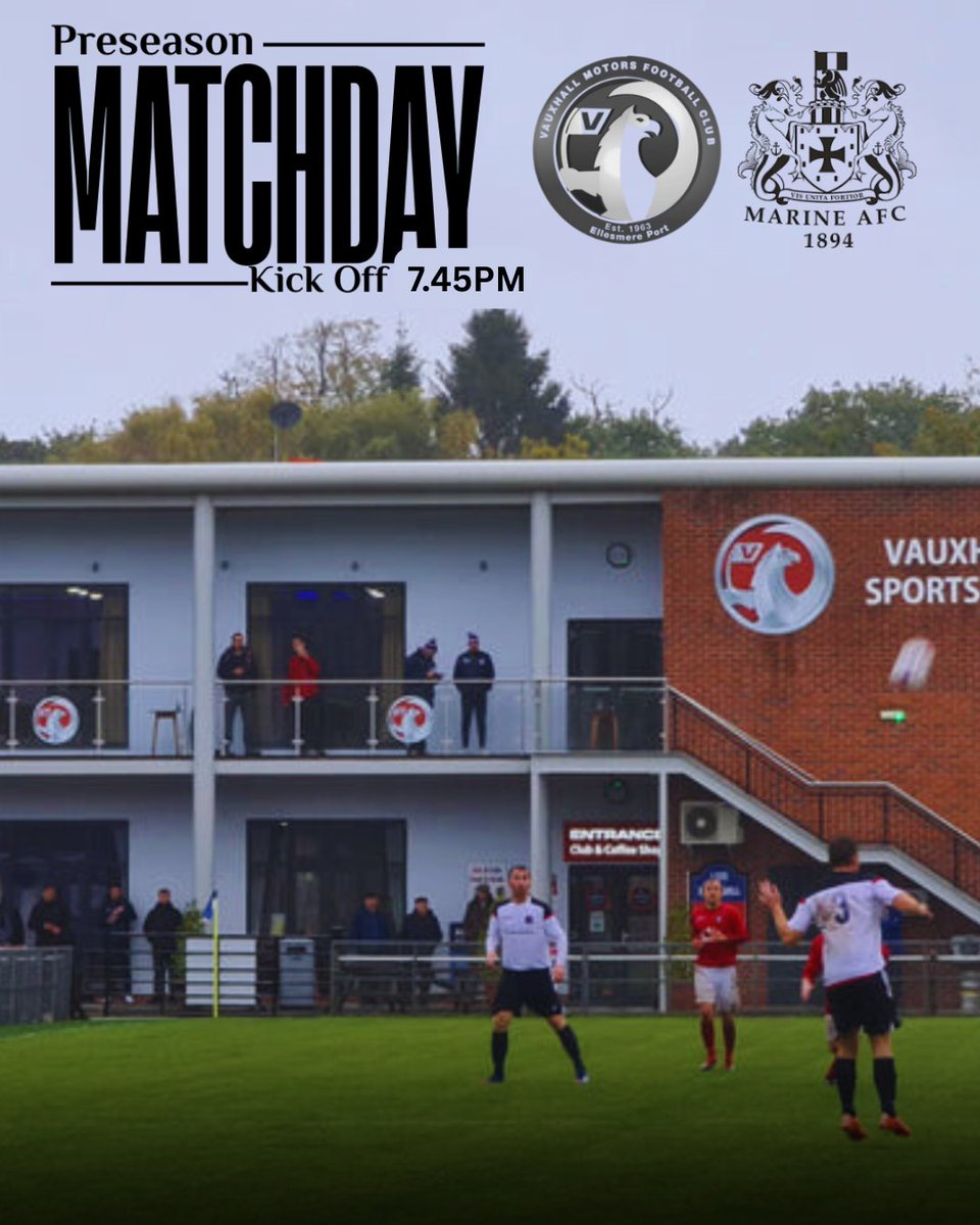 MarineAFC's tweet image. It's Pre-Season MATCHDAY!
Marine head off on their annual friendly pilgrimage to Cheshire...
🆚 @vmfc_
🏟️ VanEupen Arena
⏰ 7.45pm (15min later than previously advertised)
🎟️ app.fanbaseclub.com/Fan/Tickets/Se…
(Pay on Gate available)