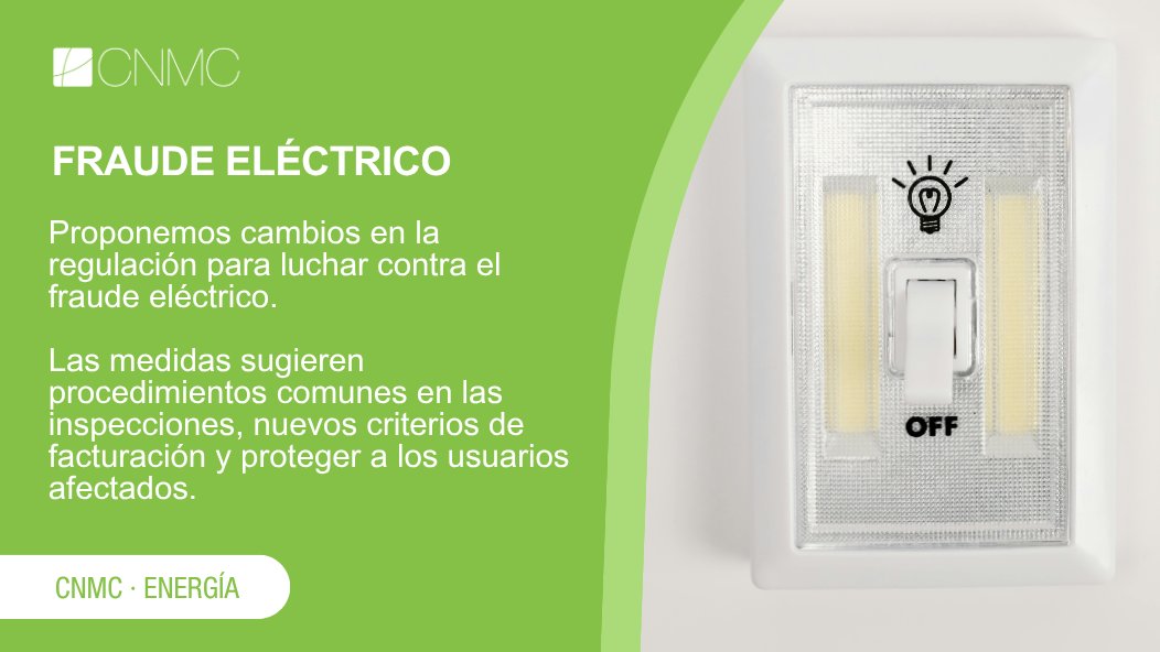 #Energía| Proponemos cambios en la regulación para luchar contra el fraude eléctrico.

📃NP: bit.ly/4kNc3Nt