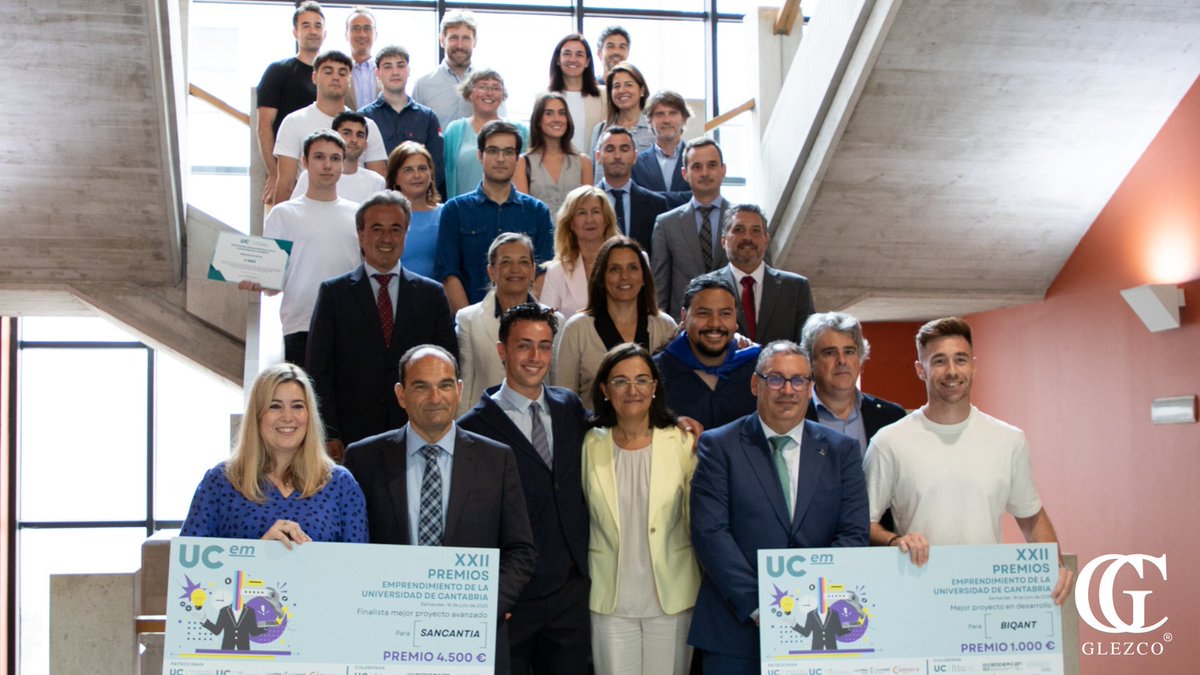Pablo Muñiz (@pabloglezco) on Twitter photo 🏆 En <a href="/Glezco_asesores/">GLEZCO Asesores y Consultores</a> creemos firmemente en el #talento y la capacidad transformadora del #emprendimiento
Llevamos 22 años apoyando a los Premios UCem de <a href="/unican/">Universidad de Cantabria</a> 🚀
Enhorabuena a los premiados, ¡mucha suerte y éxitos para el futuro! 💪🏽
📎 glezco.com/glezco-se-vuel… 🏆 En <a href="/Glezco_asesores/">GLEZCO Asesores y Consultores</a> creemos firmemente en el #talento y la capacidad transformadora del #emprendimiento
Llevamos 22 años apoyando a los Premios UCem de <a href="/unican/">Universidad de Cantabria</a> 🚀
Enhorabuena a los premiados, ¡mucha suerte y éxitos para el futuro! 💪🏽
📎 glezco.com/glezco-se-vuel…