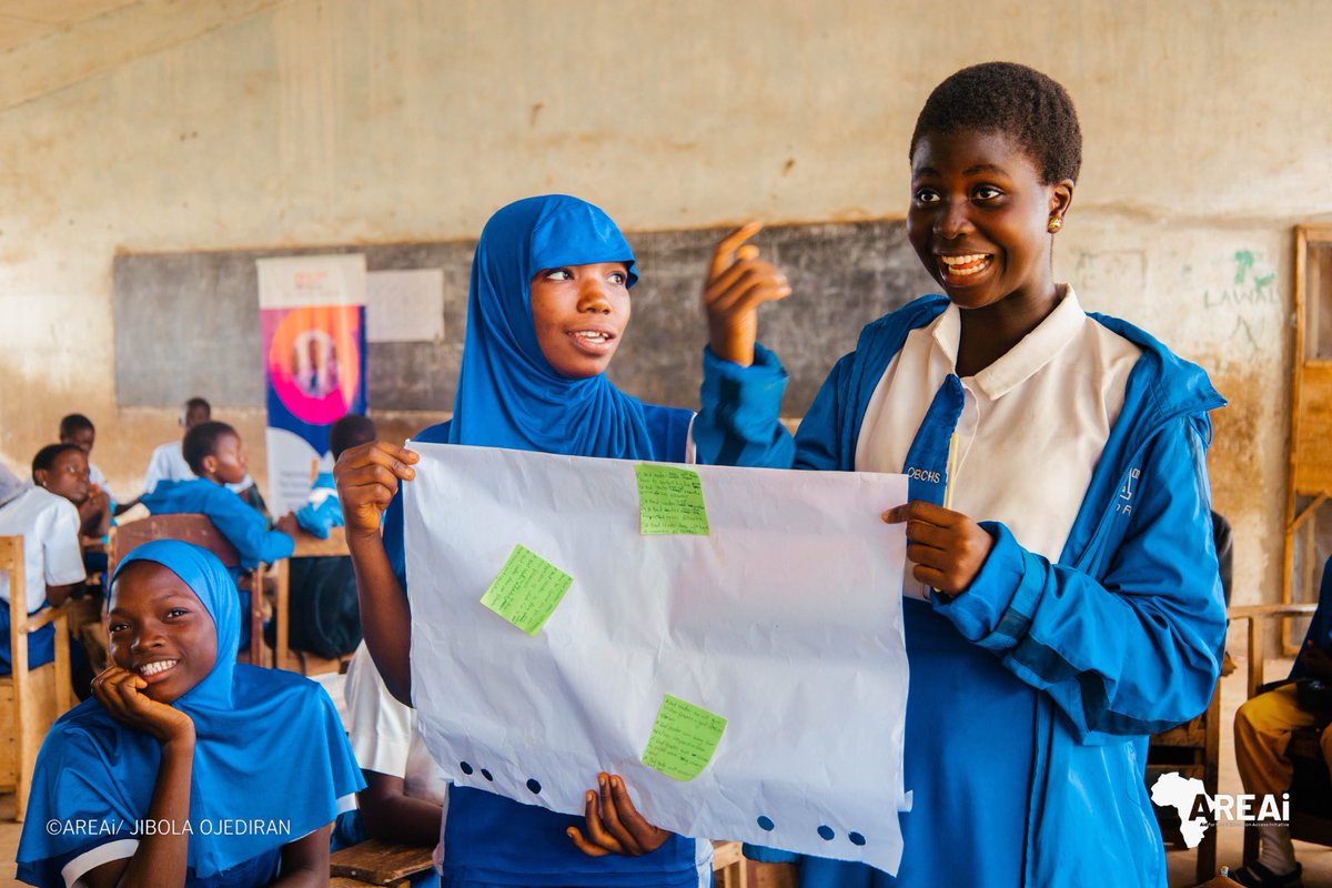 Areai4Africa's tweet photo. Every additional year of education can increase a girl’s future earnings by 10-20%

According to the World Bank, every additional year of schooling for girls can increase their future earnings by up to 20%. This statistic highlights the importance of investing in girls’ education for individual empowerment and national development.

Investing in girls’ education is not just a moral imperative, but an economic one, delivering long-term financial benefits alongside social transformation.

As an organization committed to providing access to education for children from low-resourced and underserved communities, girls' education is one of our top priorities.

We place a strong emphasis on ensuring that no girl is left behind. This is because we know that educating girls has a ripple effect, empowering them to become leaders, innovators, and changemakers in their communities.

By supporting girls’ education, we can create a more equitable and prosperous world, with benefits extending beyond individual girls to their families, communities, and societies as a whole.

#AREAi #AREAi4Africa #LearningWithoutBarriers #GirlsEducation #GettingGirlsEqual #Education4All