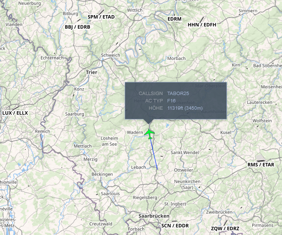 SirListenalot's tweet photo. The two missing "SP" #F16's #TABOR25 out of Aviano inbound Spangdahlem now https://t.co/7m5eZozniM