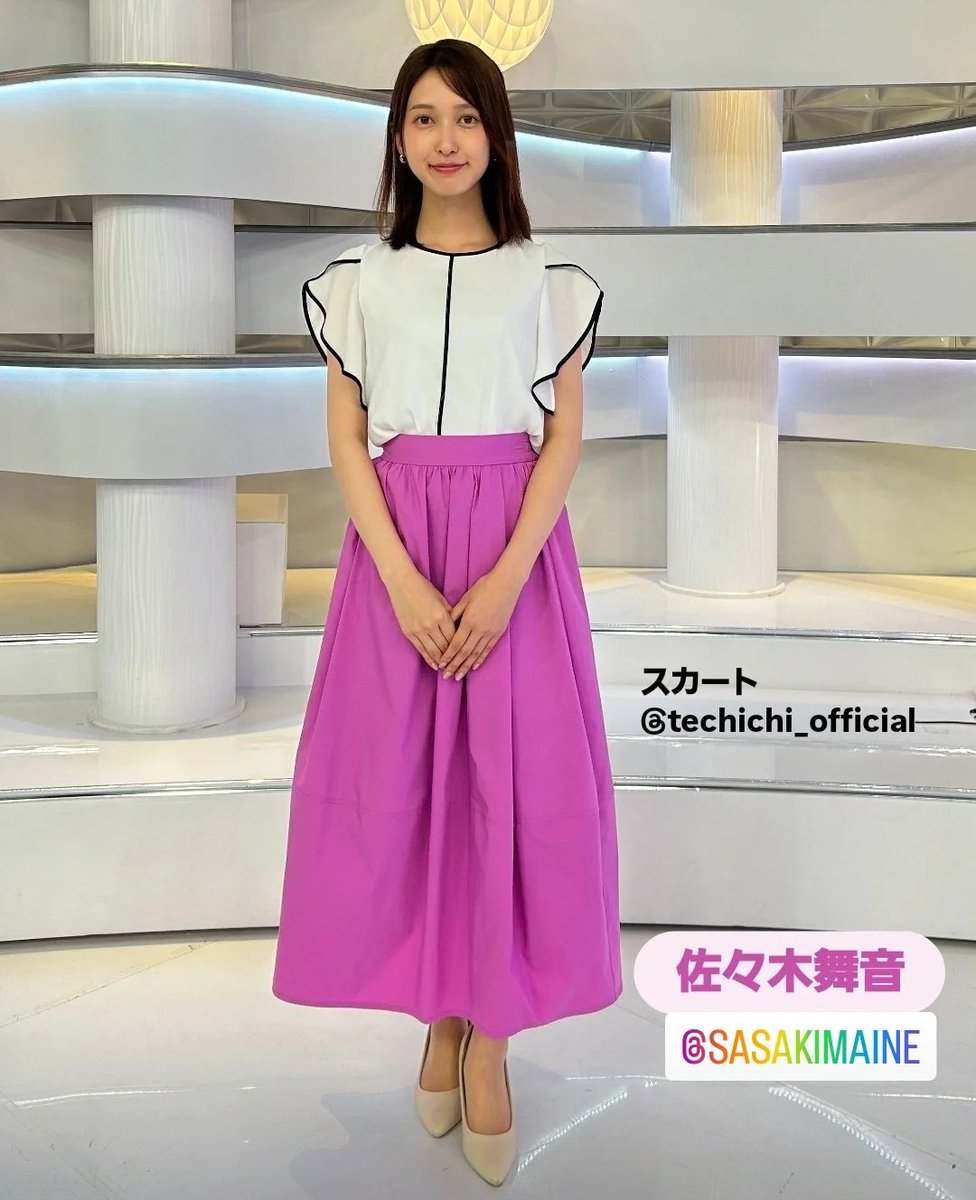 anaquest262387's tweet photo. 望月理恵さんとスカートの色合いが被ってた。可愛かったのでツーショット早く載せてほしい!!
#佐々木舞���
#TBSアナウンサー
#thetimecode https://t.co/RLB3ZyXXCN