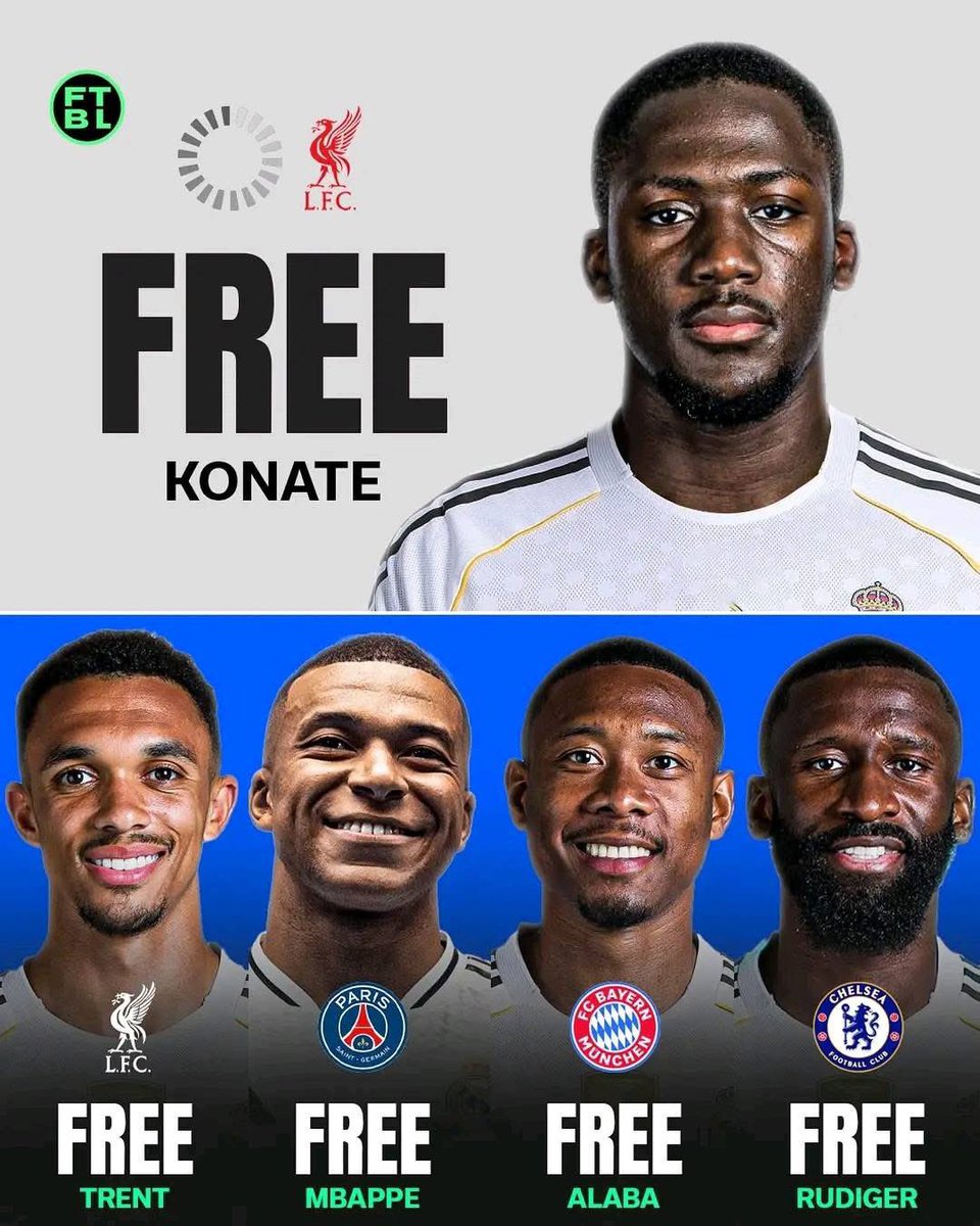 FrankKhalidUK's tweet image. Real Madrid love taking players on free transfers!!!