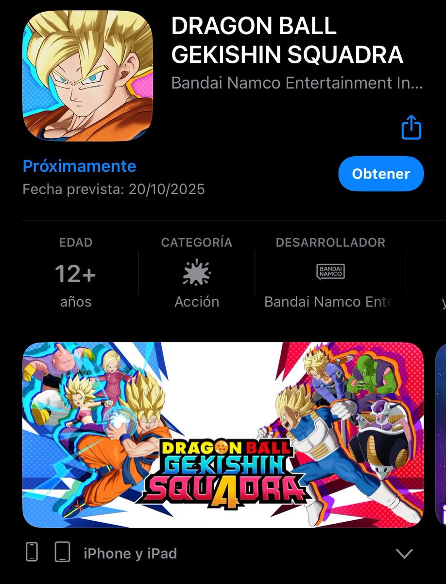 ShenronZ_'s tweet image. Parece que el Dragon Ball Gekishin Squadra saldrá el 20 de octubre de 2025 🔥