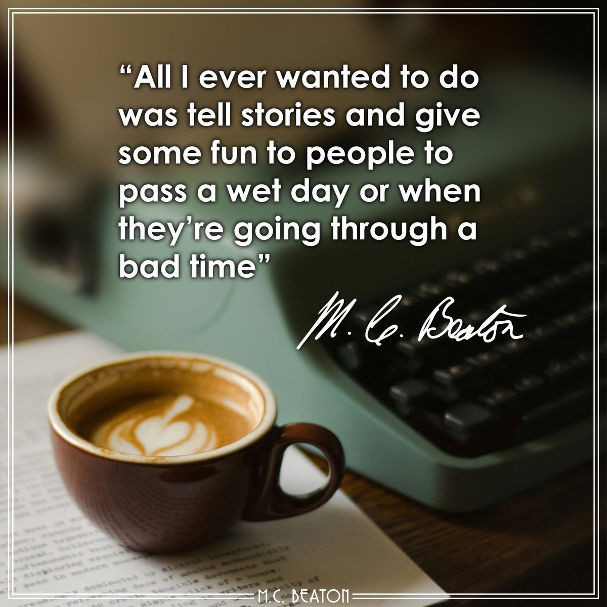 M.C. Beaton (@mc_beaton) on Twitter photo 