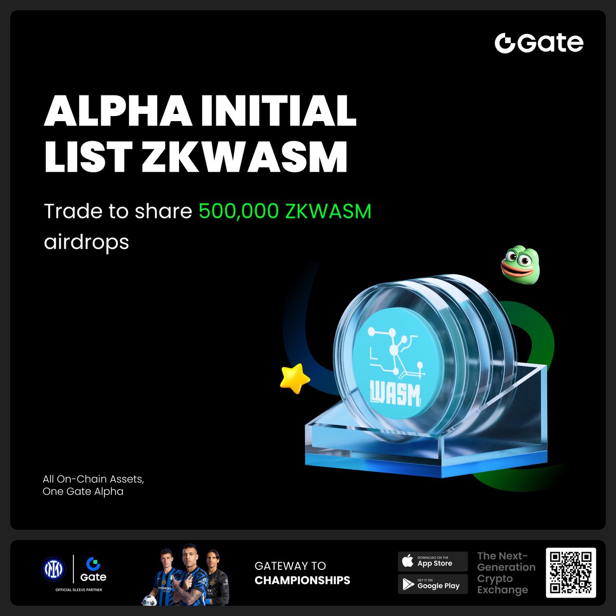 GateioAlpha's tweet image. 🎁 Gate Alpha Airdrop Alert! To celebrate the listing of $ZKWASM on Gate Alpha
A limited-time airdrop campaign is now live — with 500,000 ZKWASM up for grabs!
First Come, First Served
🔥Trade the Hottest On-Chain Assets First
For more information: gate.com/campaigns/1578……