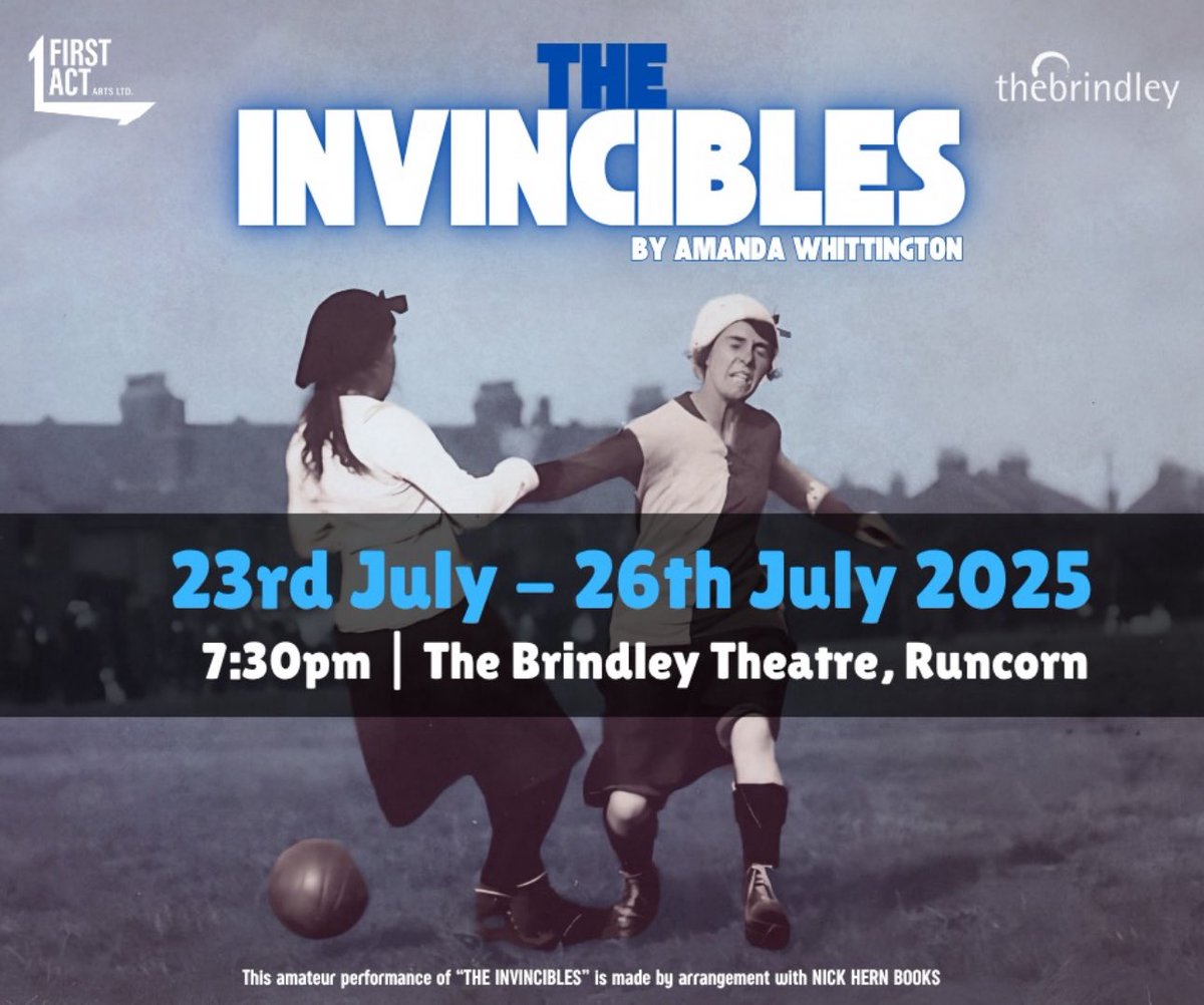 Jamesru12's tweet image. Morning all. 
A sneak peak at the staging for ‘The Invincibles’ (Little Miss is in the black coat at the front) 

You can still get tickets here:

quaytickets.com/thebrindley/en…

Or just scan the QR on Nell below! 

#LittleMiss
#TheInvincibles 
#FirstAct 
@TheBrindley