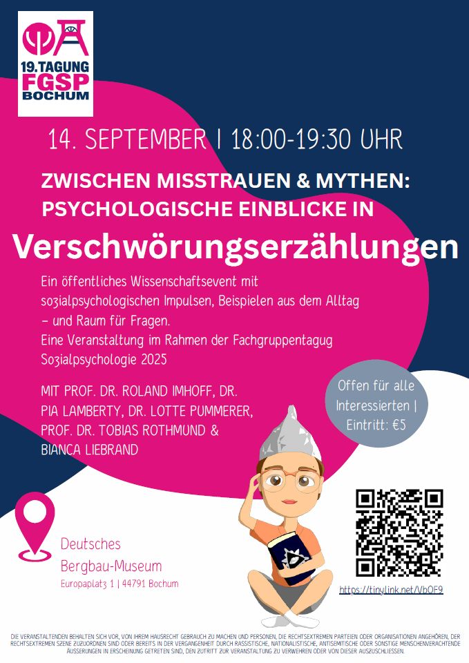 rolandimhoff's tweet image. Am 14. September gibt es in Bochum eine Abendrevue zu Verschwörungserzählungen, die ich mit Pia LAmberty und Lote Pummerer gestalte unter Mitwirkung von Tobias Rothmund und Sekten-Info NRW. Tickets sind begrenzt und unter dem Link bestellbar.