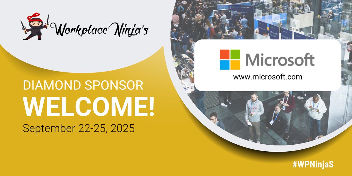 Thank you, Microsoft! 💎

A big shoutout to our Diamond Sponsor Microsoft for your incredible support at the #WPNinjaS!

Your commitment makes it possible for our community to connect, learn, and grow together!