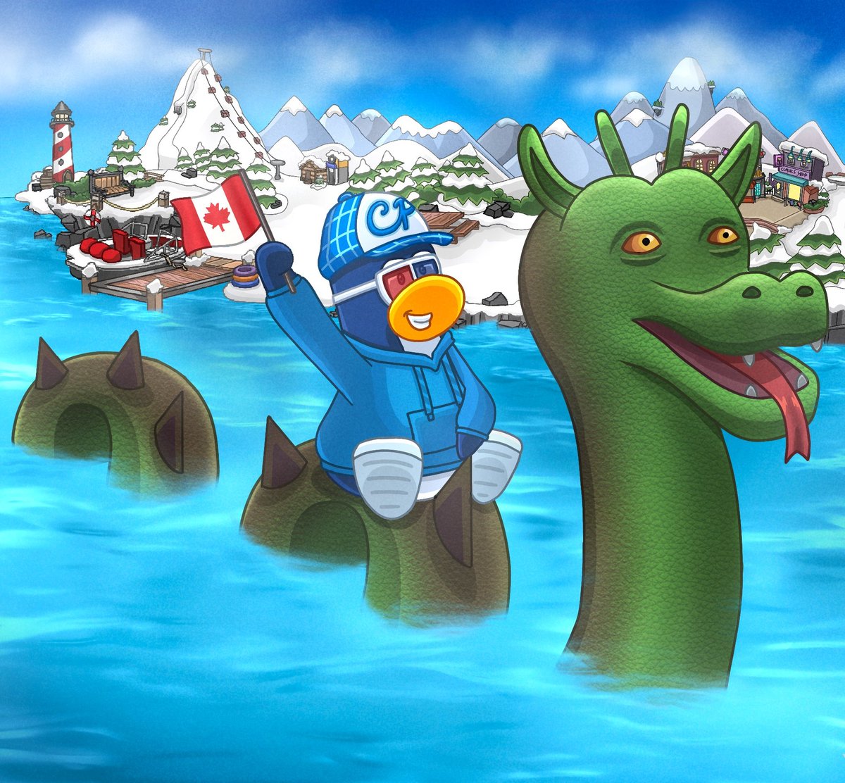 Tech70CP's tweet image. I joined Club Penguin...
*shiver*
...15 years ago.
I'll always remember July 22 as a life-changing day that led me so deep into a vibrant online community. I didn't know at the time how important that day was. I was just a bored suburban kid trying a new game.
Art: @EnyoAlkis