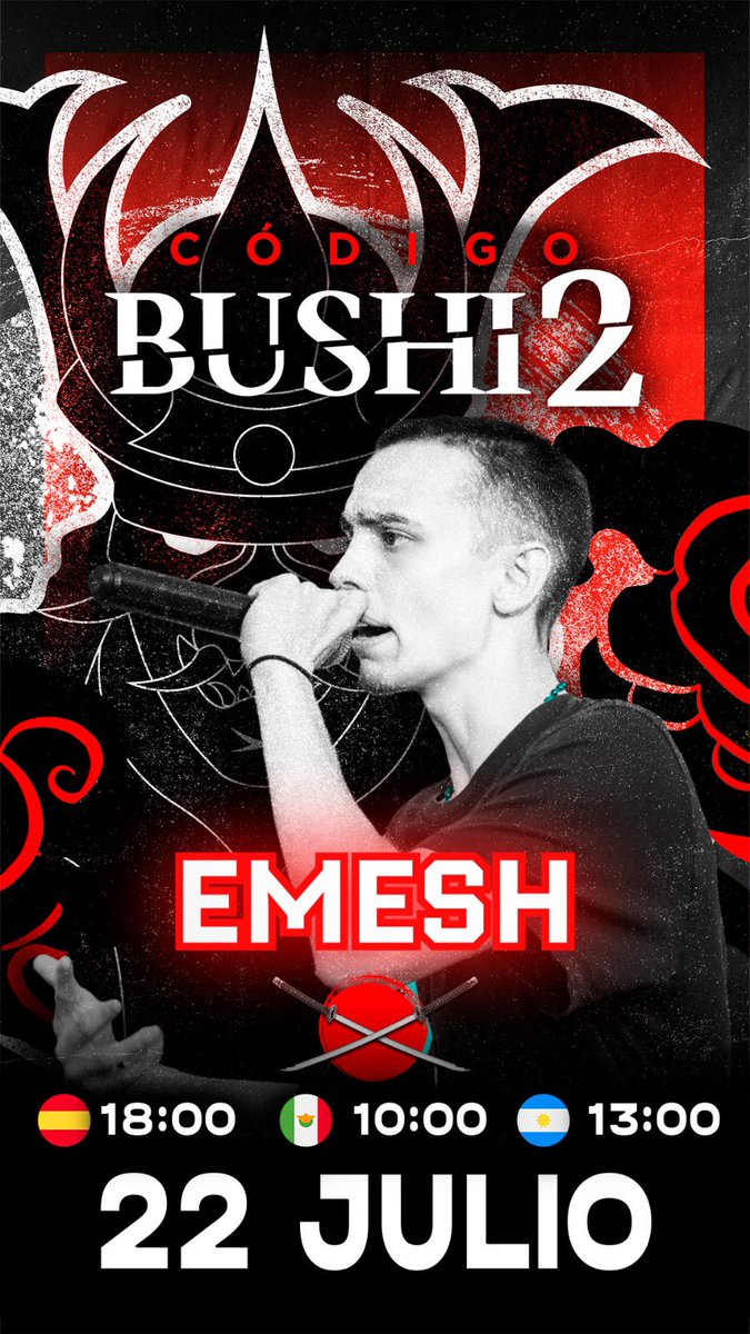 codigo__bushido's tweet image. Hoy tenemos la entrevista de @Piezas750 a Emesh hablando de su debut en Código Bushi2 🥷
