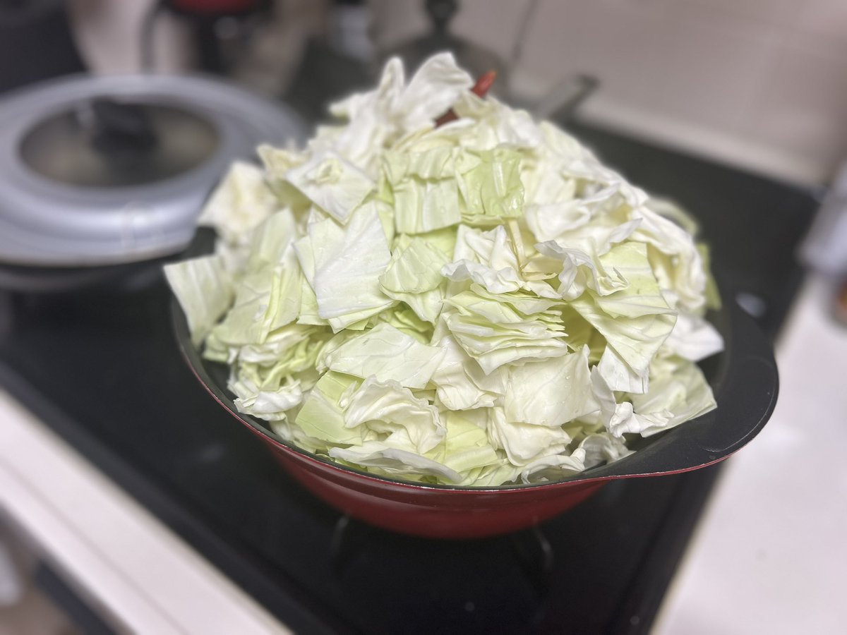 07cWiUFLN4IAgln's tweet image. もつ鍋を作って食べていく〜！！
#健康的な食事