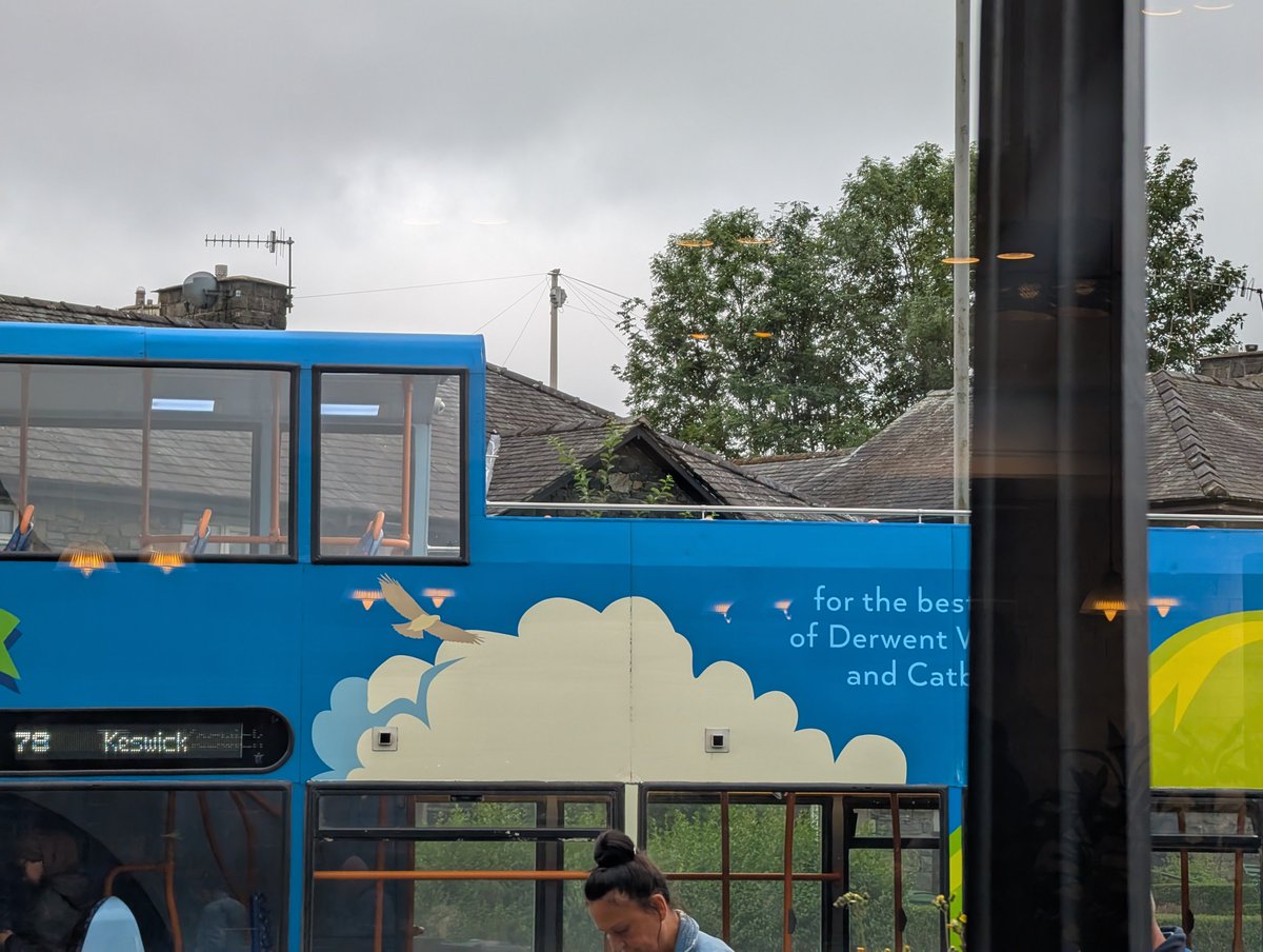 2D0XPS's tweet image. For somewhere where it rains 200 days a year and snows on another 20, I do admire the optimism of the Lake District's open-top buses.