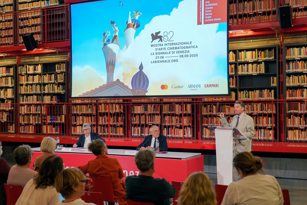 la_Biennale's tweet image. #BiennaleCinema2025 The press conference has just ended: see you at the 82nd Venice International Film Festival #Venezia82 (Venice Lido, 27 August > 6 September 2025)!