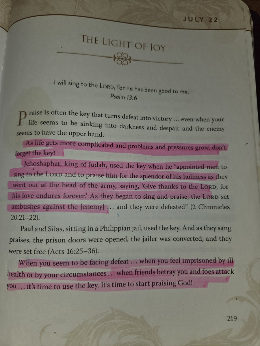 Keep praising Him no matter what!
#TrustGodsProcess