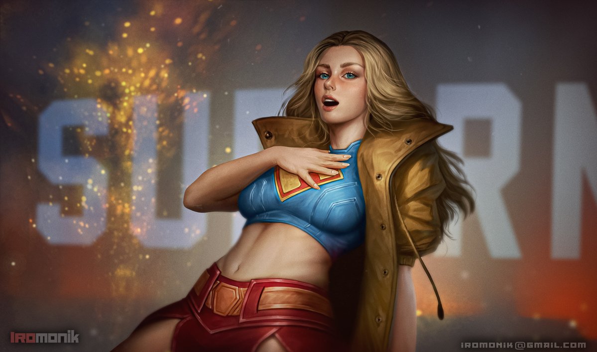 iromonik's tweet image. Fanart crossover #Supergirl with #KWONEUNBI
#Fanart #dccomics #Superman @KWONEUNBI @DCOfficial