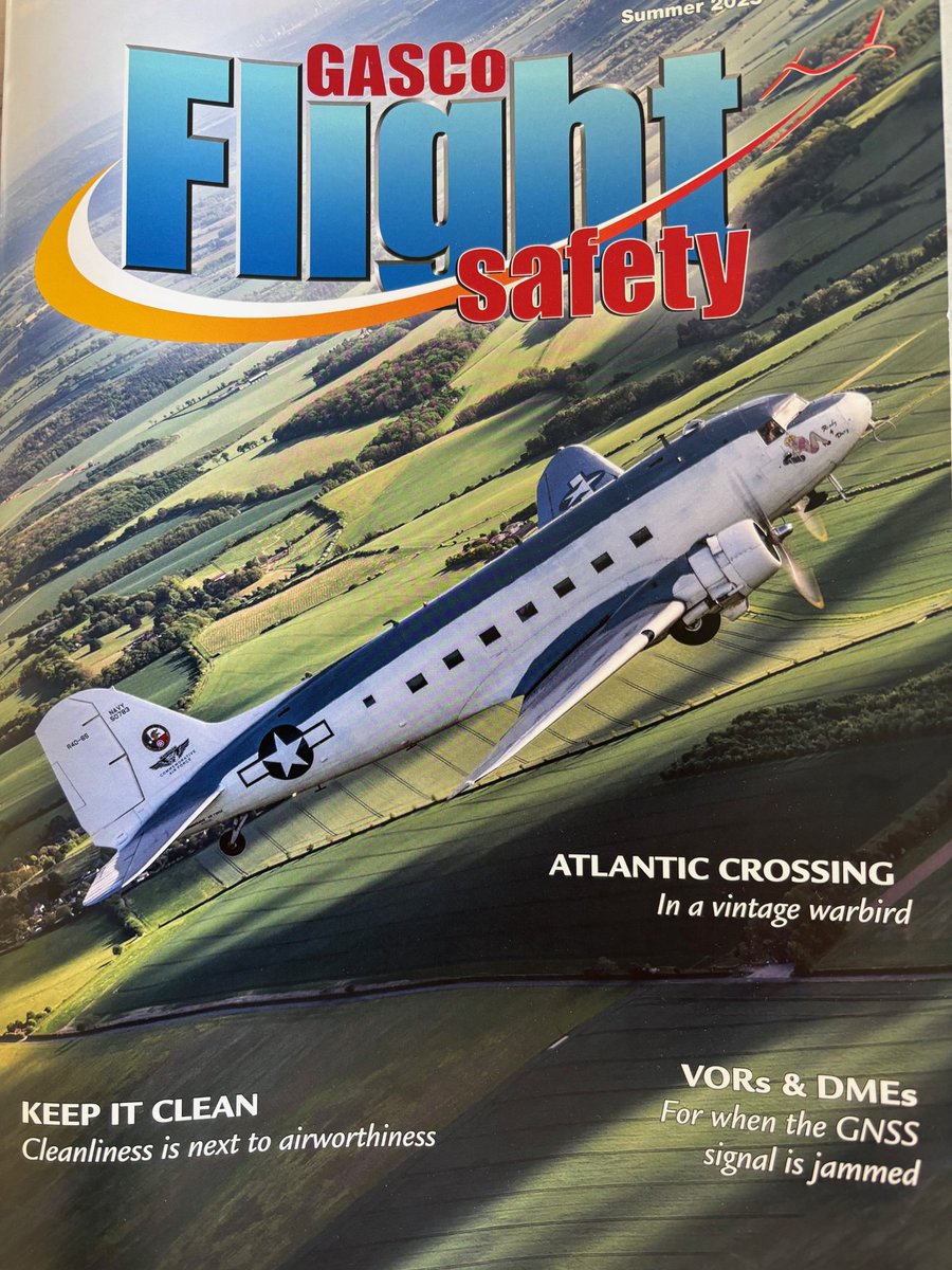 The summer 2025 issue of GASCo Flight Safety magazine has been published.  You can subscribe to this excellent magazine here: gasco.org.uk/flight-safety-…