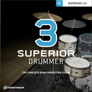 RockoNCompany's tweet image. "最強ドラム音源"との呼び声も高いTOONTRACK SUPERIOR DRUMMER 3が4万円以下の特別価格にてセール中!…