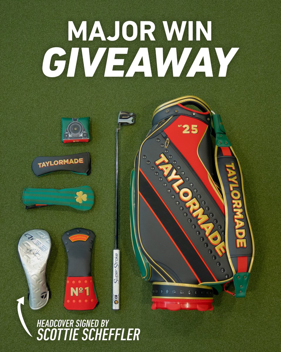 🚨 GIVEAWAY 🚨⁠
⁠
Scottie claims the final major of the year, and now you could win big!⁠ To celebrate 3 of the 4 major wins by #TeamTaylorMade, we’re giving YOU a chance to win some major TaylorMade gear — because greatness deserves to be shared.⁠
⁠
To enter:⁠
1) Follow