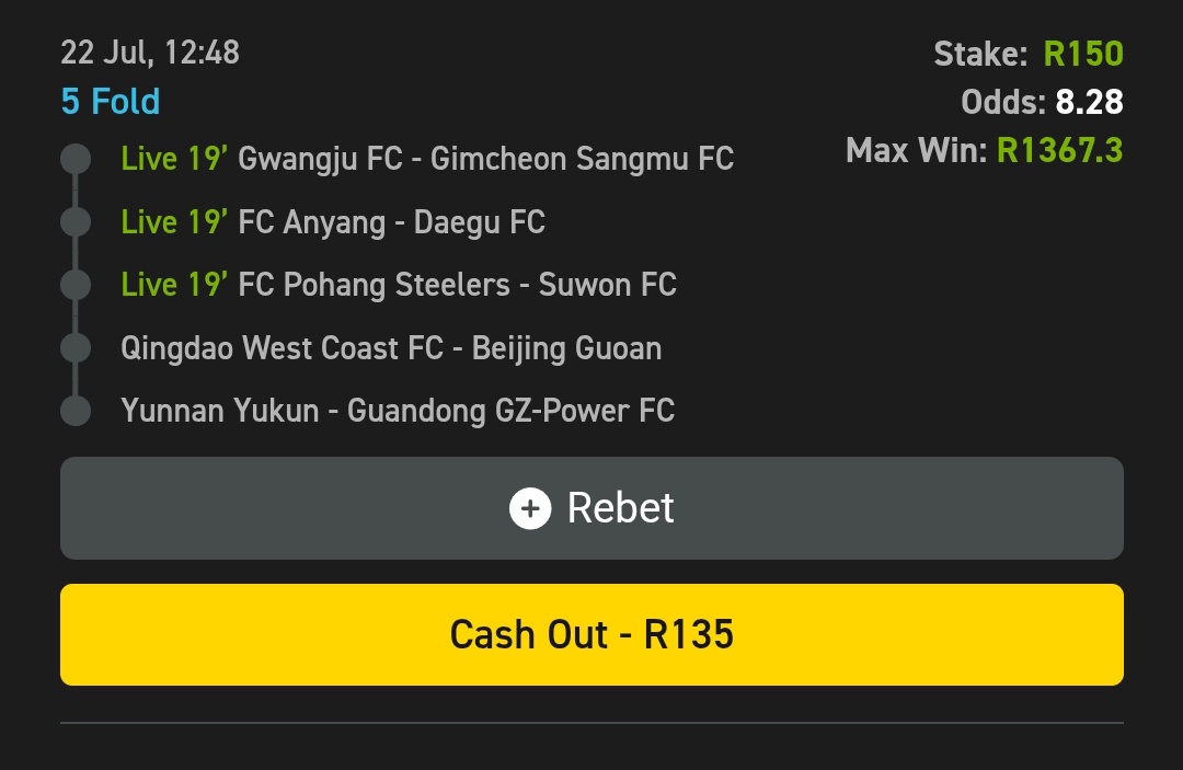 tembisaonlyn's tweet image. 8 odds served @Easybet_SA
✅Copy my bet:easybet.co.za/sports?bookedB…
✅Code:319584
Easybet gives you 15% weekly cashback Register using my Promo code TUMI50
👉ebpartners.click/o/4yinkR?lpage…
18+ T&C's apply