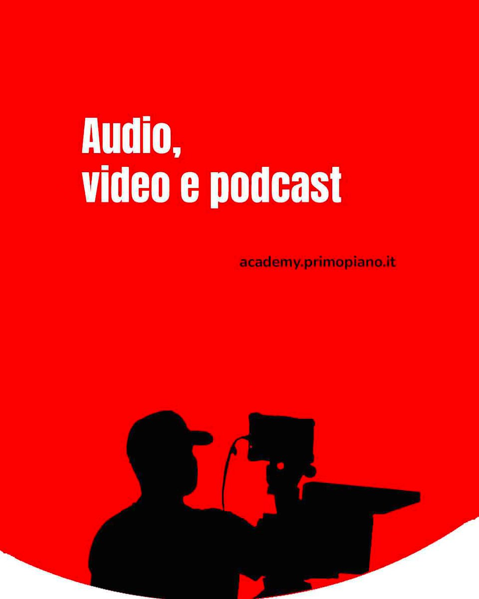 Comunicare oggi vuol dire saper lavorare con audio, video e podcast. Qual è il formato che usi di più? Scopri di più su academy.primopiano.it
#audio #video #podcast