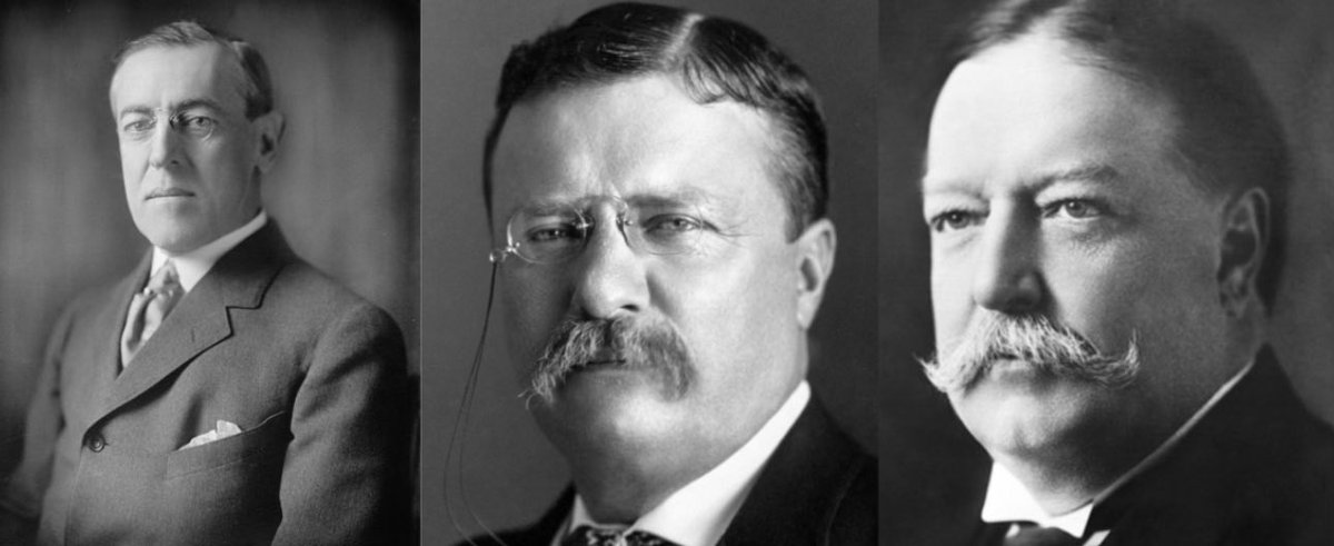 PrezWisdom's tweet image. In 1912, Franklin Delano Roosevelt 🇺🇸 campaigned for Woodrow Wilson 🇺🇸 against incumbent William Howard Taft 🇺🇸…and against his cousin Theodore Roosevelt 🇺🇸
#POTUS 😬