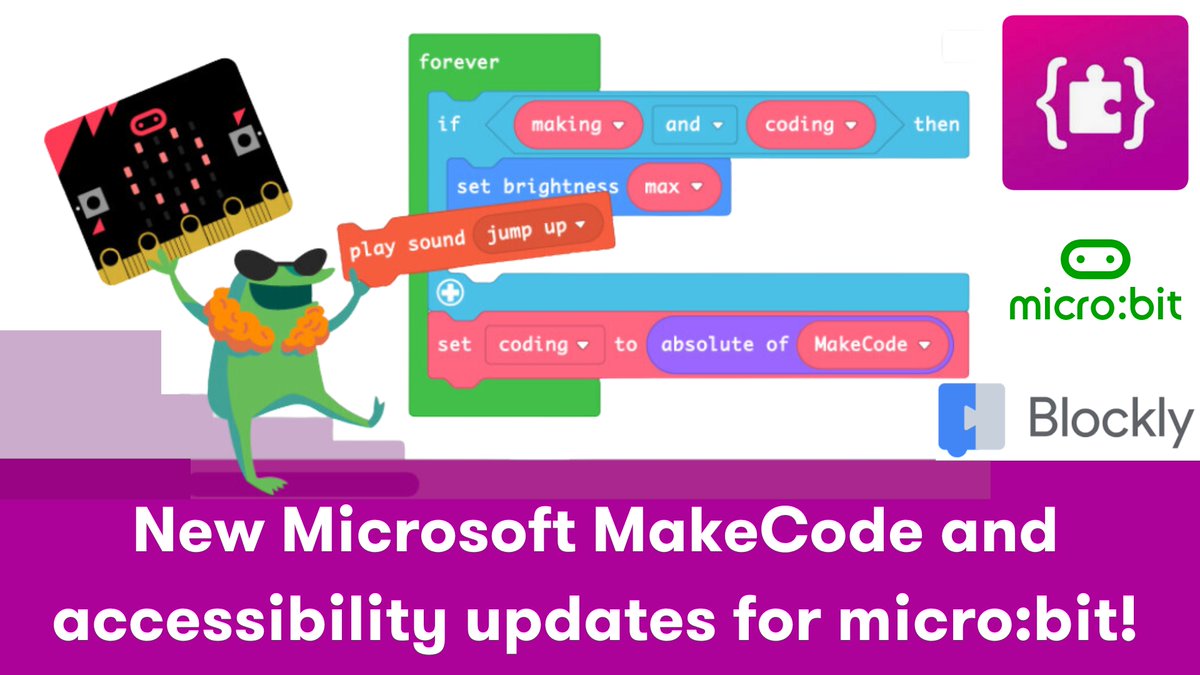 microbit_edu's tweet image. ⚡️BREAKING!
Keyboard navigation is now live in the block-based editor for the BBC micro:bit!
Thanks to our work with @googleaccess & @MSMakeCode, even more young people can now code using just a keyboard 💻.
🔗 microbit.org/news/2025-07-2…
#Accessibility #InclusiveTech #microbit