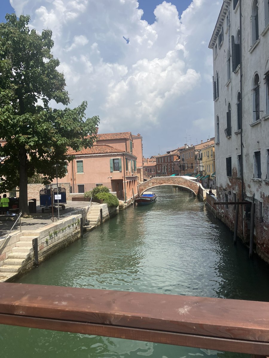 PGJonesVenice's tweet image. The new bridge at San Basilio is finally open!!! And they’ve taken the temporary one away! Good morning #Venice !