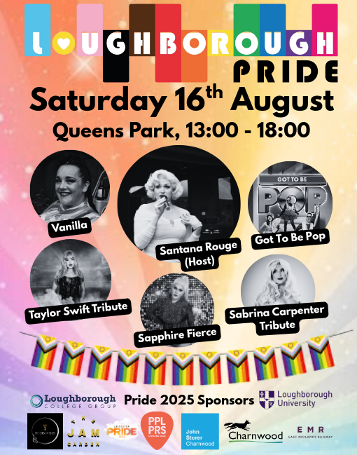 TheGazetteCoop's tweet image. Loughborough, it's time to show your Pride.
When? Saturday, 16 August, 13:00
Where? Queen’s Park, Loughborough
📍 Find our stall and say hello to Devon and Joseph from the Leicester Gazette!