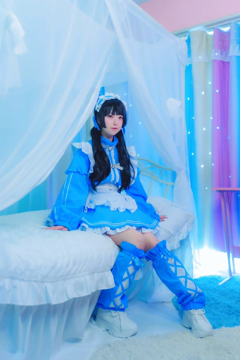 【Cosplay】
・
アイドルマスターシャイニーカラーズ

💙ふゆコレクション💙
　　黛冬優子
・
📷→かいさん
スタジオ→#上野の森スタジオ