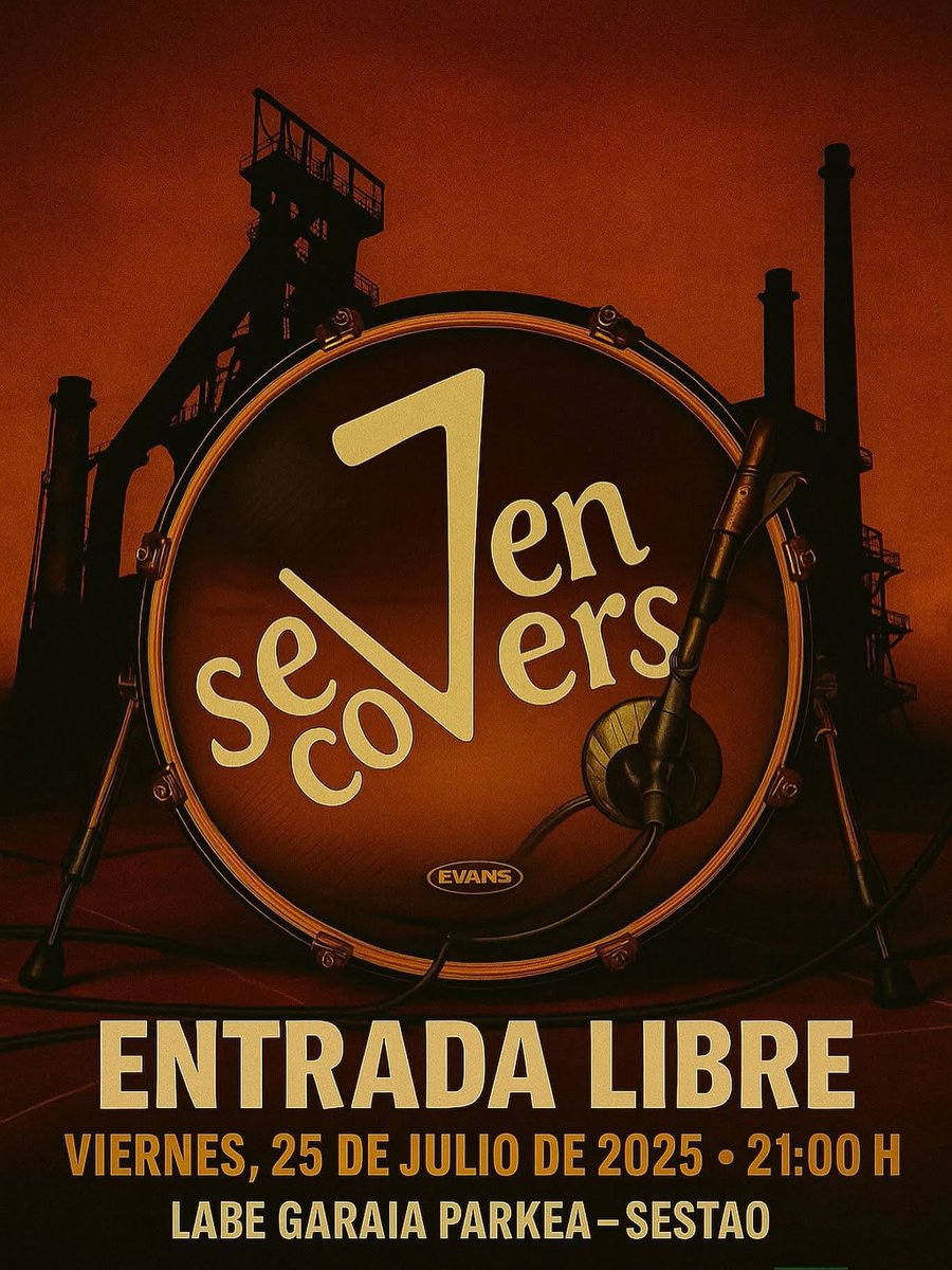 Ostiralean (uztailak 25), 21:00etatik aurrera, Seven Covers taldearen doako musika emanaldiaz gozatu ahal izango dugu Labe Garaian.

El viernes, a partir de las 21:00 horas, podremos disfrutar de la actuación musical gratuita del grupo Seven Covers en el Horno Alto.