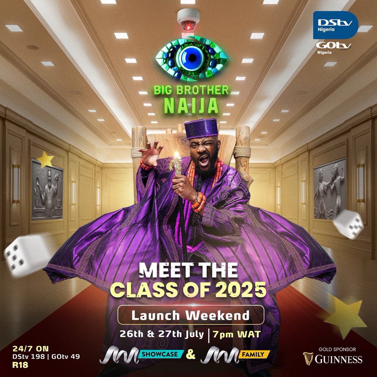 DStvNg's tweet image. The wait is over! 🎉
Big Brother Naija is BACK! Meet the Class of 2025 this Launch Weekend
📆 July 26 & 27 | 🕖 7PM WAT
Only on DStv 198 & GOtv 49!
#BBNaija #ClassOf2025 #BBNLaunch