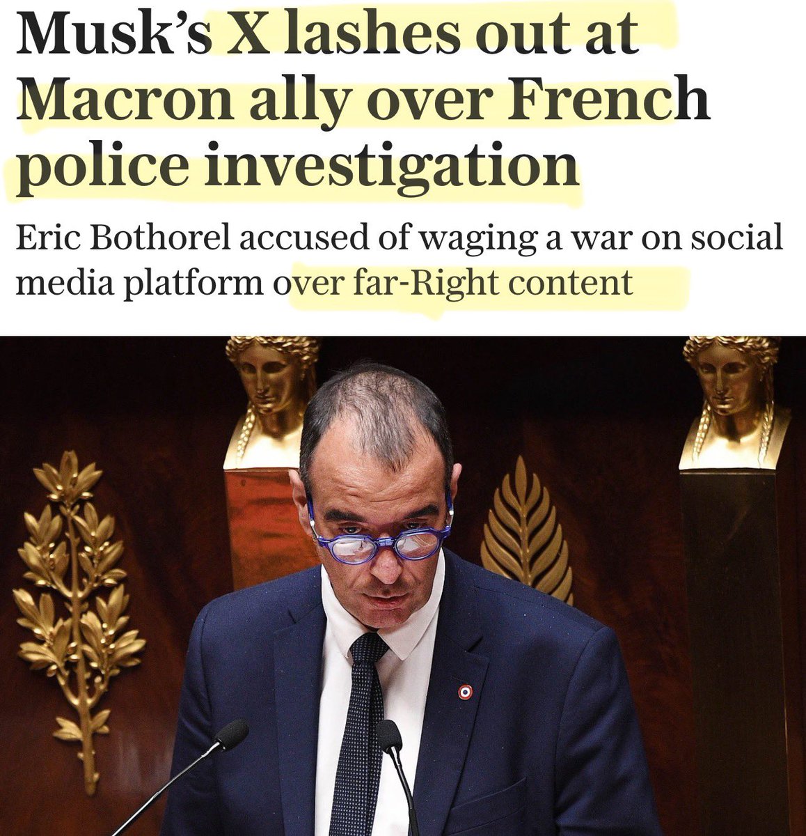 Artemisfornow's tweet image. 🔥FREE SPEECH - X has stated that France has classified the platform under “organized gang” statute
This enables wiretapping of employee devices!
X has refused to comply, accusing the investigation of distorting French law to curb free speech
Trump isn’t going to be happy 🔥
