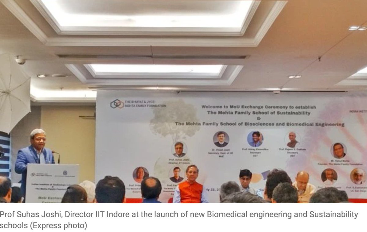 Learning Routes (@_learningroutes) on Twitter photo #WinningWednesday: IIT Indore introduces Biomedical & Sustainability courses via JEE Advanced 2025.
But are there enough jobs in India for these niche fields yet? Great initiative, but what's your take?
<a href="/iitbombay/">IIT Bombay</a> <a href="/IITKanpur/">IIT Kanpur</a>
#IITIndore #JEE2025 #BiomedicalJobs #Careers #WinningWednesday: IIT Indore introduces Biomedical & Sustainability courses via JEE Advanced 2025.
But are there enough jobs in India for these niche fields yet? Great initiative, but what's your take?
<a href="/iitbombay/">IIT Bombay</a> <a href="/IITKanpur/">IIT Kanpur</a>
#IITIndore #JEE2025 #BiomedicalJobs #Careers