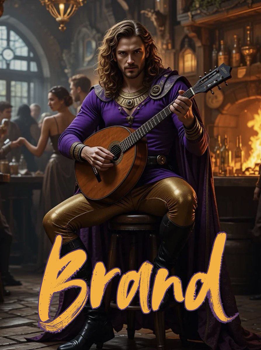 Pianopraze's tweet photo. Meet Brand, the silver-tongued bard of Shadows of Control! 🎶 His songs shatter spells, charm fate, and curse the careless. Cross his tune—and you’ll dance to your doom. 😈 #AmQuerying #WritingCommunity #ShadowsOfControl https://t.co/qxePBaZTMD