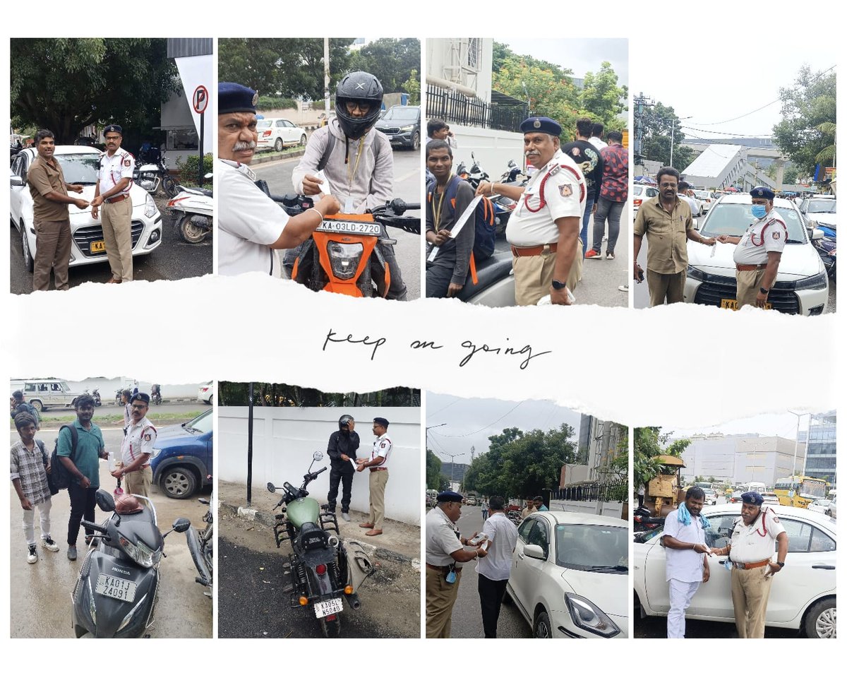 halairporttrfps's tweet photo. #Trafficawreness
Today our officers conducted a special Enforcement against on No parking vehicles at New horizon college road. Thank you. https://t.co/mlce0titCx