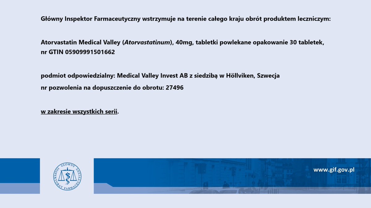 Decyzja GIF o wstrzymaniu na terenie całego kraju obrotu produktem leczniczym 👇
rdg.ezdrowie.gov.pl/Decision/Downl…