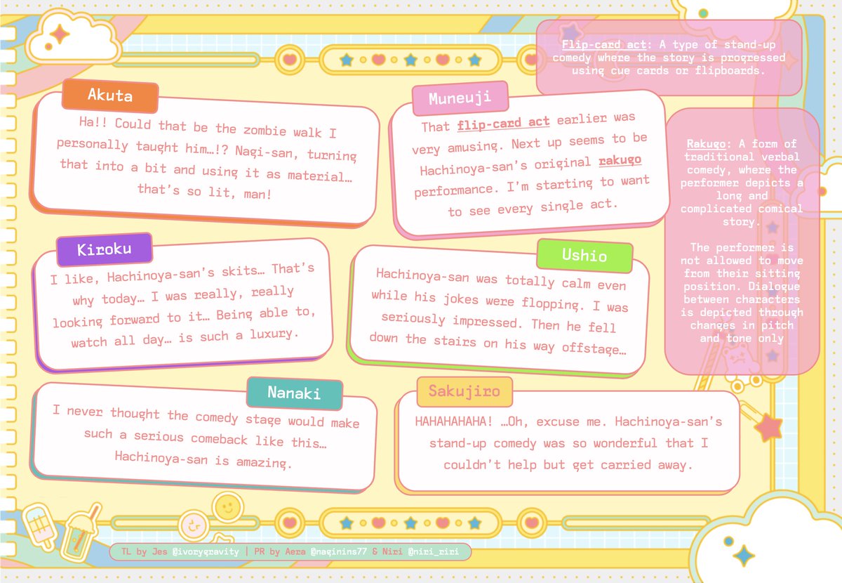 ivorygravity's tweet image. here are my translations of every character's voiceline for nagi's 2025 birthday! #18TLip
thanks @naginins77 and @Niri_riri for proofreading &lt;3
happy birthday nagikun 💐💜