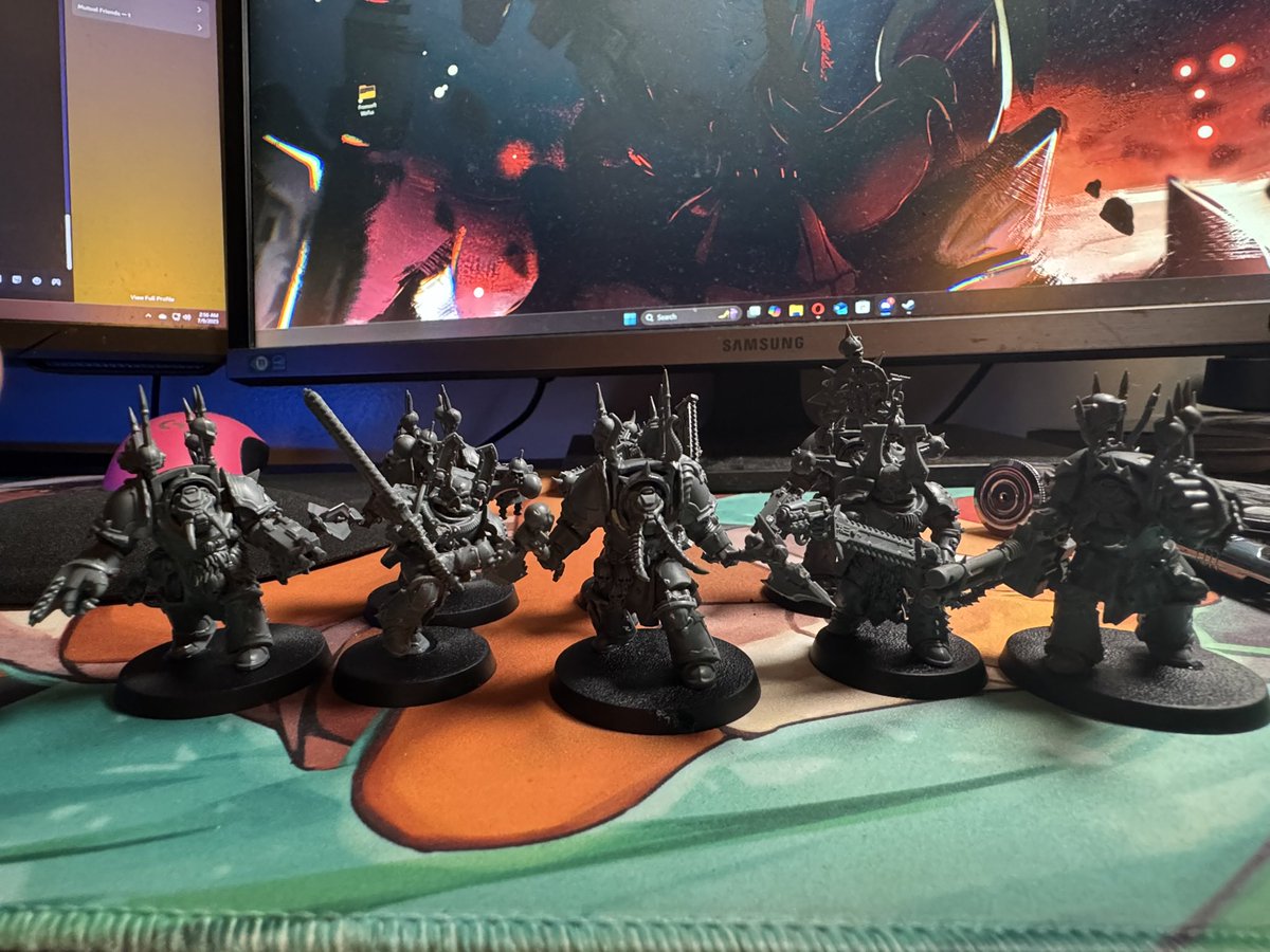 FootsoldierT's tweet image. Chaos Terminators Built.

BLOOD FOR THE BLOOD GOD!