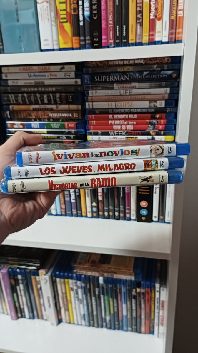 Nuevas adquisiciones. Agrandando un poquito más la colección de cine español. ✌️