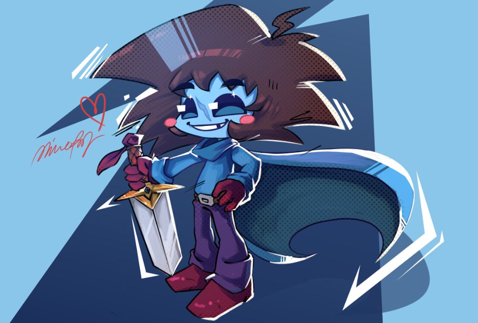 MikeFnf's tweet photo. Drew this OC of @EMG478 https://t.co/nWuf4LU7We