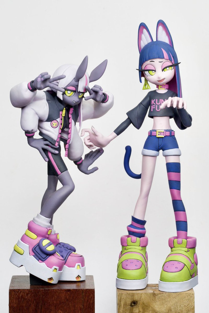chobirama's tweet image. ワンフェス2025夏告知です。
ピギーワンから
ユエズ(玥子):15000円
シャミィ (鮭美):12000円
WF2025Sにて展示、販売いたします。
原型 : @chobirama
彩色・撮影 : 村上圭吾さん@keigon52000jp
仕様 : どちらも未塗装未組立ガレージキット
3Dプリンター出力品、…
