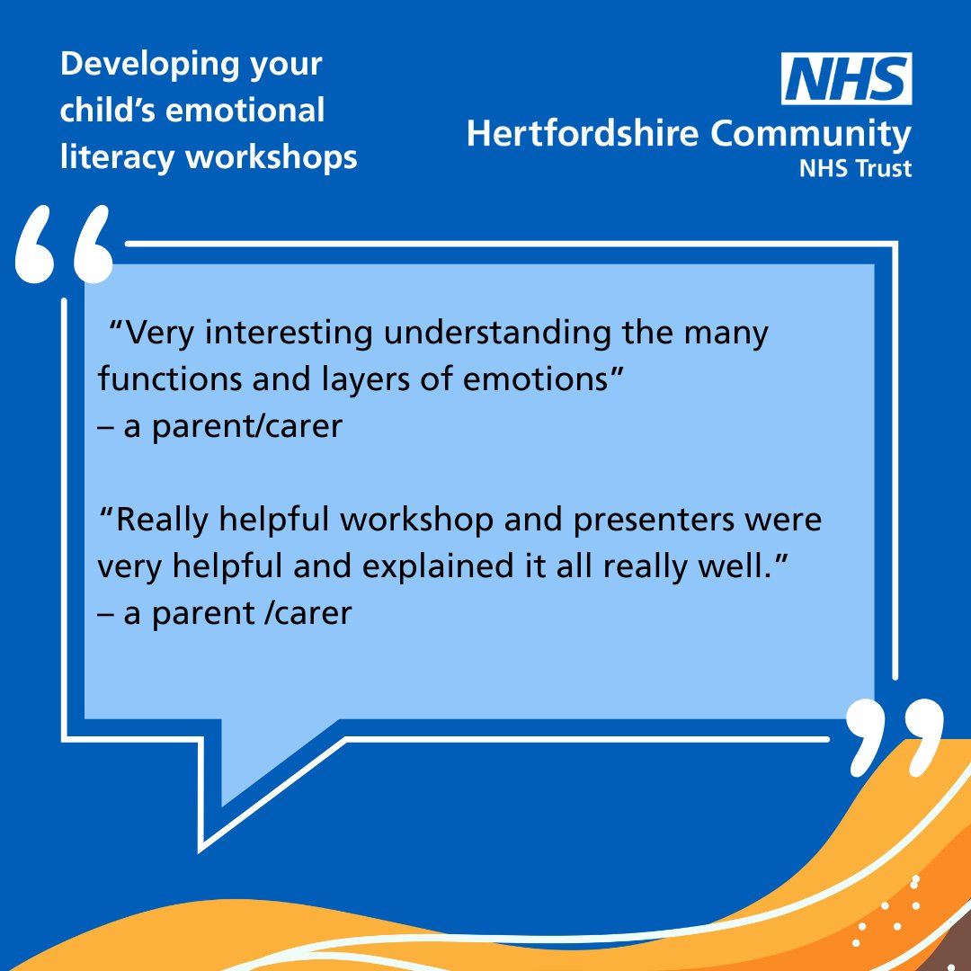 HCTNHS's tweet image. 📣 The summer holidays can be fun but can also be hugely disruptive! 💤🙂

Our FREE online workshops are aimed parents and carers of children aged 5–19 and for adolescents in Herts.

Book here: eventbrite.co.uk/o/hct-children…

#ParentSupport #ChildWellbeing #HertfordshireFamilies
