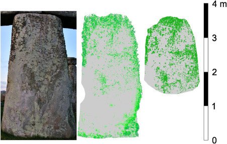 ST0NEHENGE's tweet image. Novel lichen simulation and laser scan modelling to reveal lichen-covered carvings at Stonehenge sciencedirect.com/science/articl…